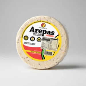 arepas de quinoa y chia