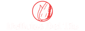 logo Delicias del tio blanco